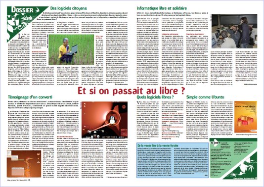 L’âge de faire n°39 février 2010 - Dossier Logiciels Libres
