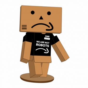 Amazon, des robots avec des êtres humains